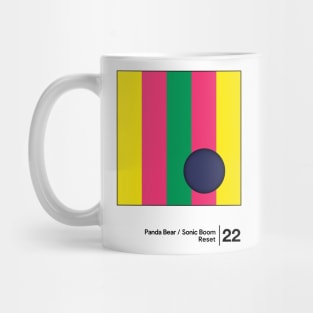 Panda Bear & Sonic Boom / Minimal Graphic Design Tribute Mug